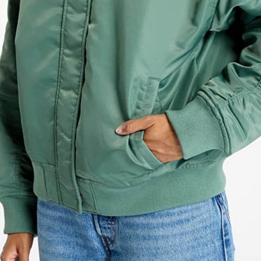 Vans Women's Green Bennett Bomber Jacket - Picture 6 of 8